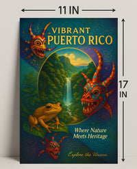 Vibrant Puerto Rico Poster PosterGoat