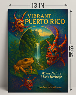 Vibrant Puerto Rico Poster PosterGoat