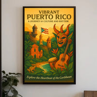 Vibrant Puerto Rico Poster PosterGoat
