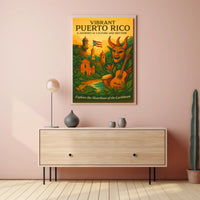Vibrant Puerto Rico Poster PosterGoat