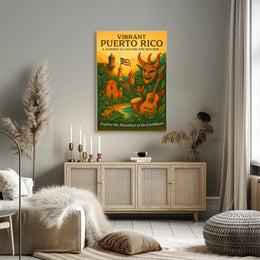 Vibrant Puerto Rico Poster PosterGoat
