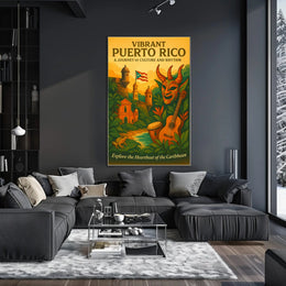 Vibrant Puerto Rico Poster PosterGoat