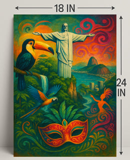 Vibrant Rio De Janeiro Poster PosterGoat