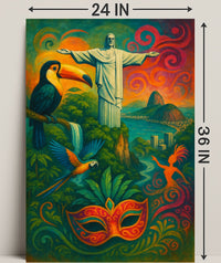Vibrant Rio De Janeiro Poster PosterGoat