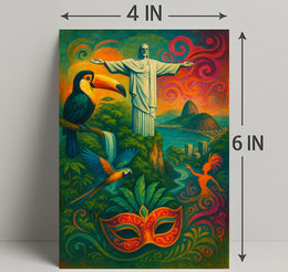 Vibrant Rio De Janeiro Poster PosterGoat