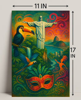 Vibrant Rio De Janeiro Poster PosterGoat