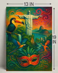 Vibrant Rio De Janeiro Poster PosterGoat