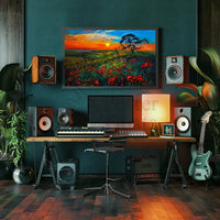 Vibrant Serene Landscape Art Print Poster PosterGoat