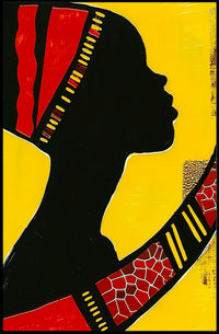Vibrant Silhouette Art Print Celebrating Cultural Heritage Poster PosterGoat