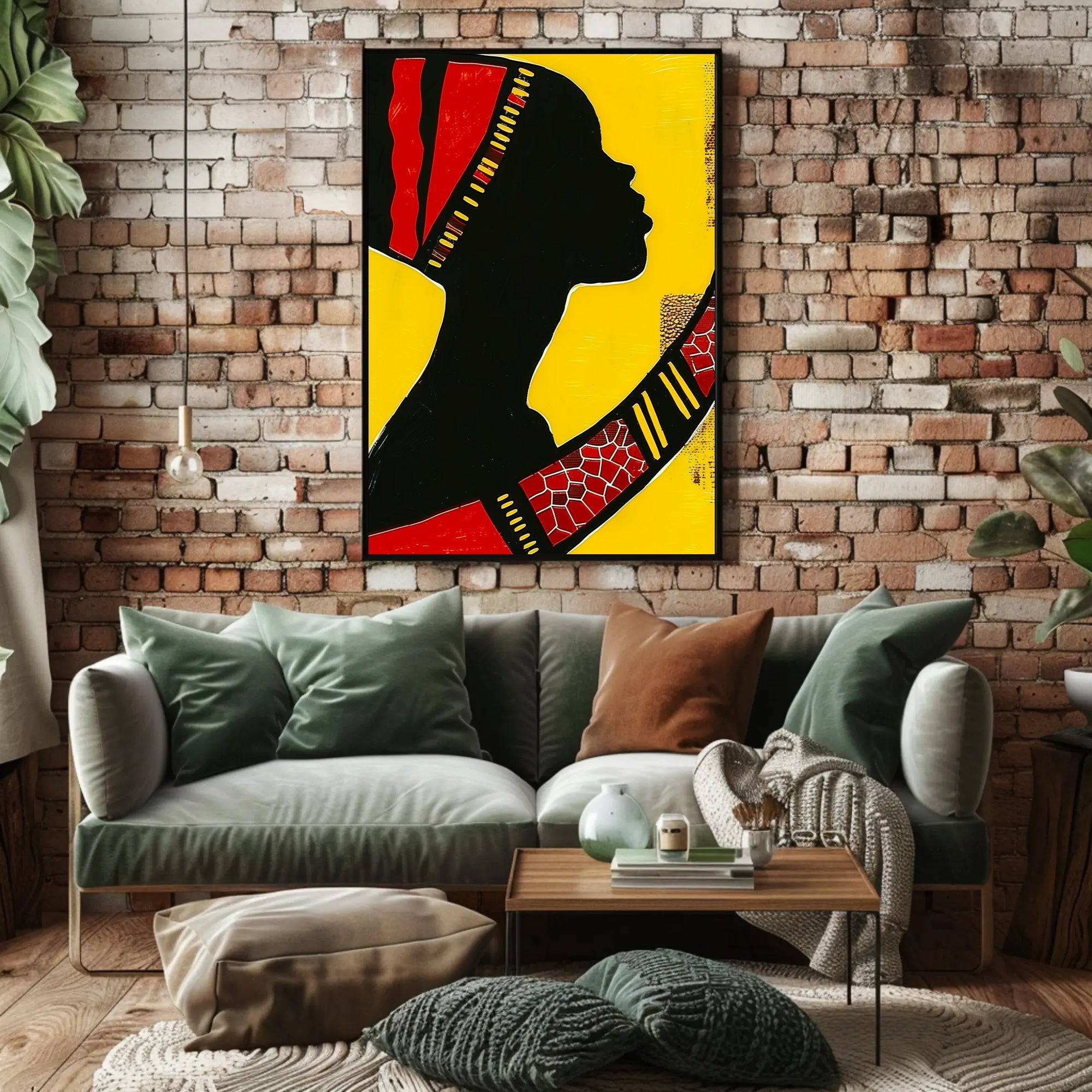 Vibrant Silhouette Art Print Celebrating Cultural Heritage Poster PosterGoat
