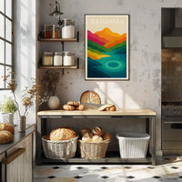 Vibrant Tropical Paradise Bahamas Travel Poster PosterGoat