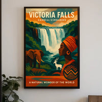 Victoria Falls A Natural Wonder Poster PosterGoat