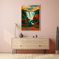 Victoria Falls A Natural Wonder Poster PosterGoat