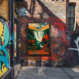 Victoria Falls A Natural Wonder Poster PosterGoat
