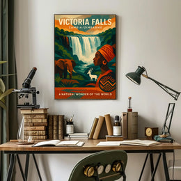 Victoria Falls A Natural Wonder Poster PosterGoat