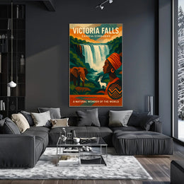 Victoria Falls A Natural Wonder Poster PosterGoat
