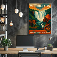 Victoria Falls A Natural Wonder Poster PosterGoat