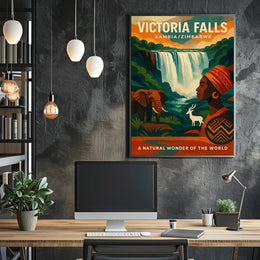 Victoria Falls A Natural Wonder Poster PosterGoat
