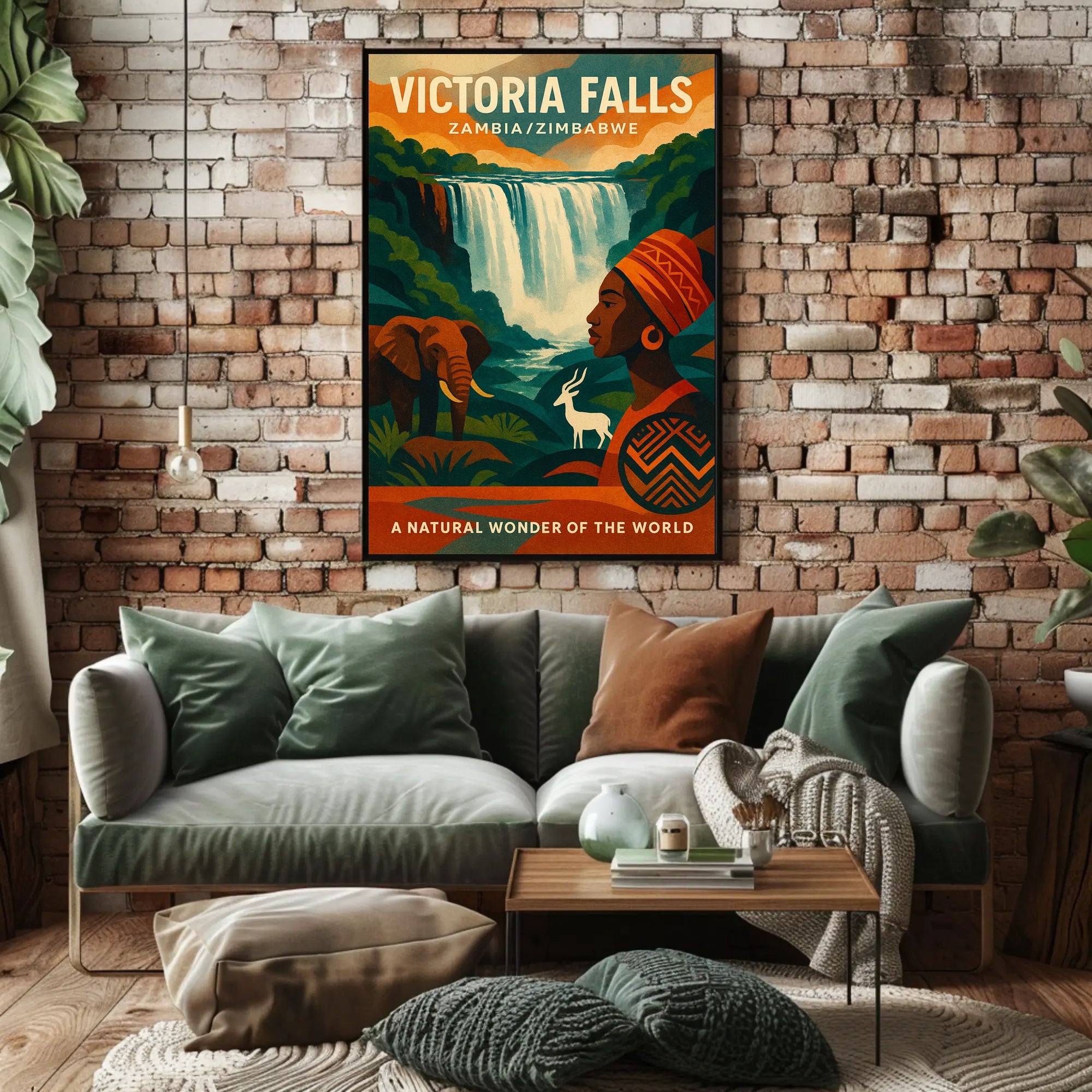 Victoria Falls A Natural Wonder Poster PosterGoat
