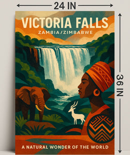 Victoria Falls A Natural Wonder Poster PosterGoat