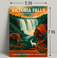 Victoria Falls A Natural Wonder Poster PosterGoat