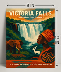 Victoria Falls A Natural Wonder Poster PosterGoat