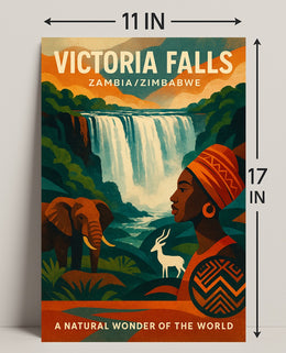 Victoria Falls A Natural Wonder Poster PosterGoat