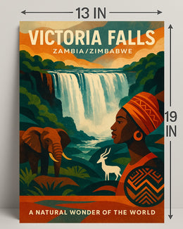 Victoria Falls A Natural Wonder Poster PosterGoat