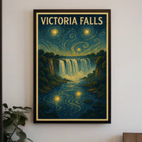 Victoria Falls Celestial Dream Travel Poster PosterGoat