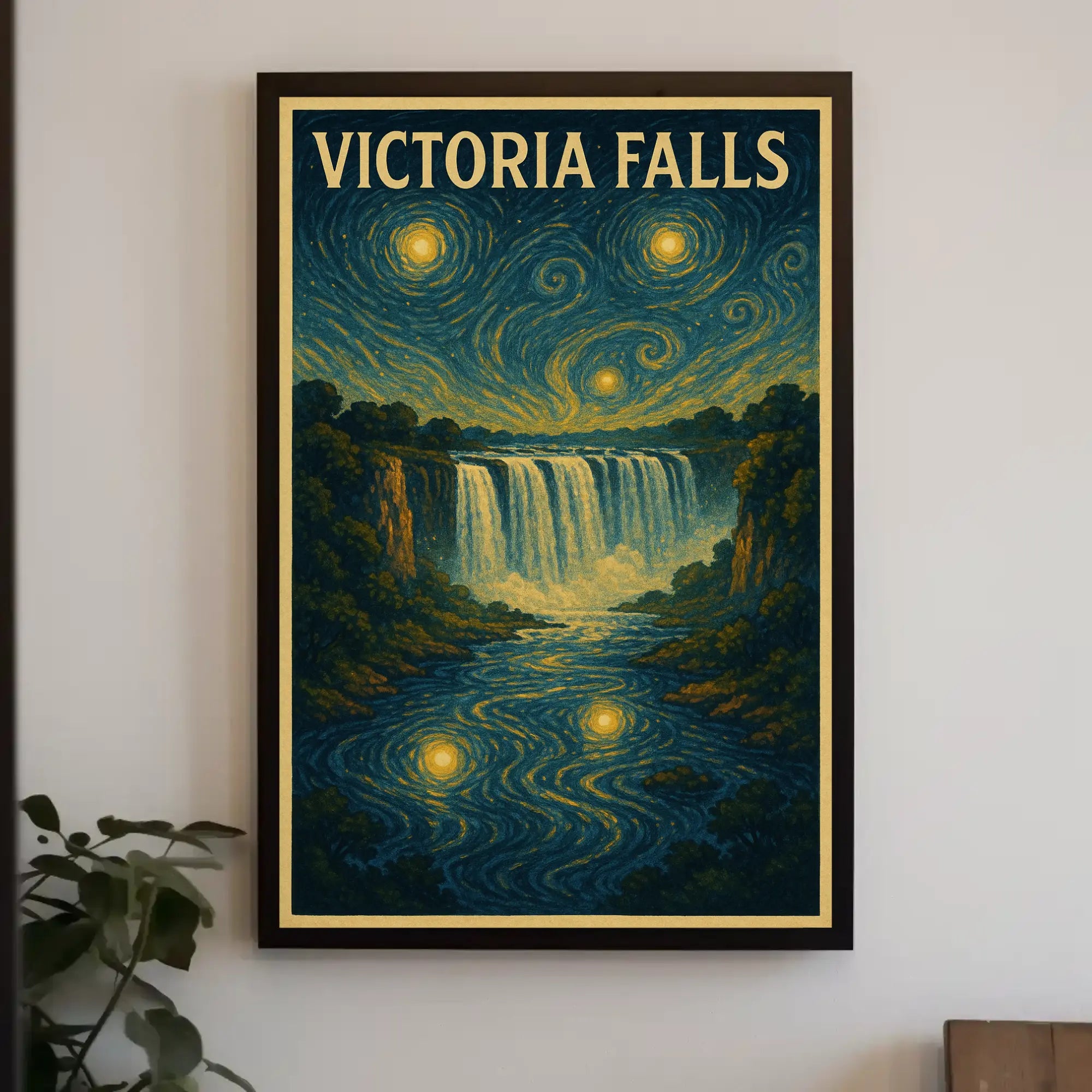 Victoria Falls Celestial Dream Travel Poster PosterGoat