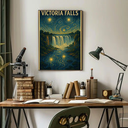 Victoria Falls Celestial Dream Travel Poster PosterGoat