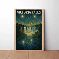 Victoria Falls Celestial Dream Travel Poster PosterGoat