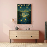 Victoria Falls Celestial Dream Travel Poster PosterGoat