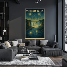 Victoria Falls Celestial Dream Travel Poster PosterGoat