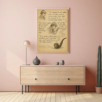 Victorian Detective Illustration Art Print Poster PosterGoat