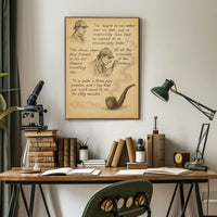 Victorian Detective Illustration Art Print Poster PosterGoat