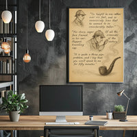 Victorian Detective Illustration Art Print Poster PosterGoat