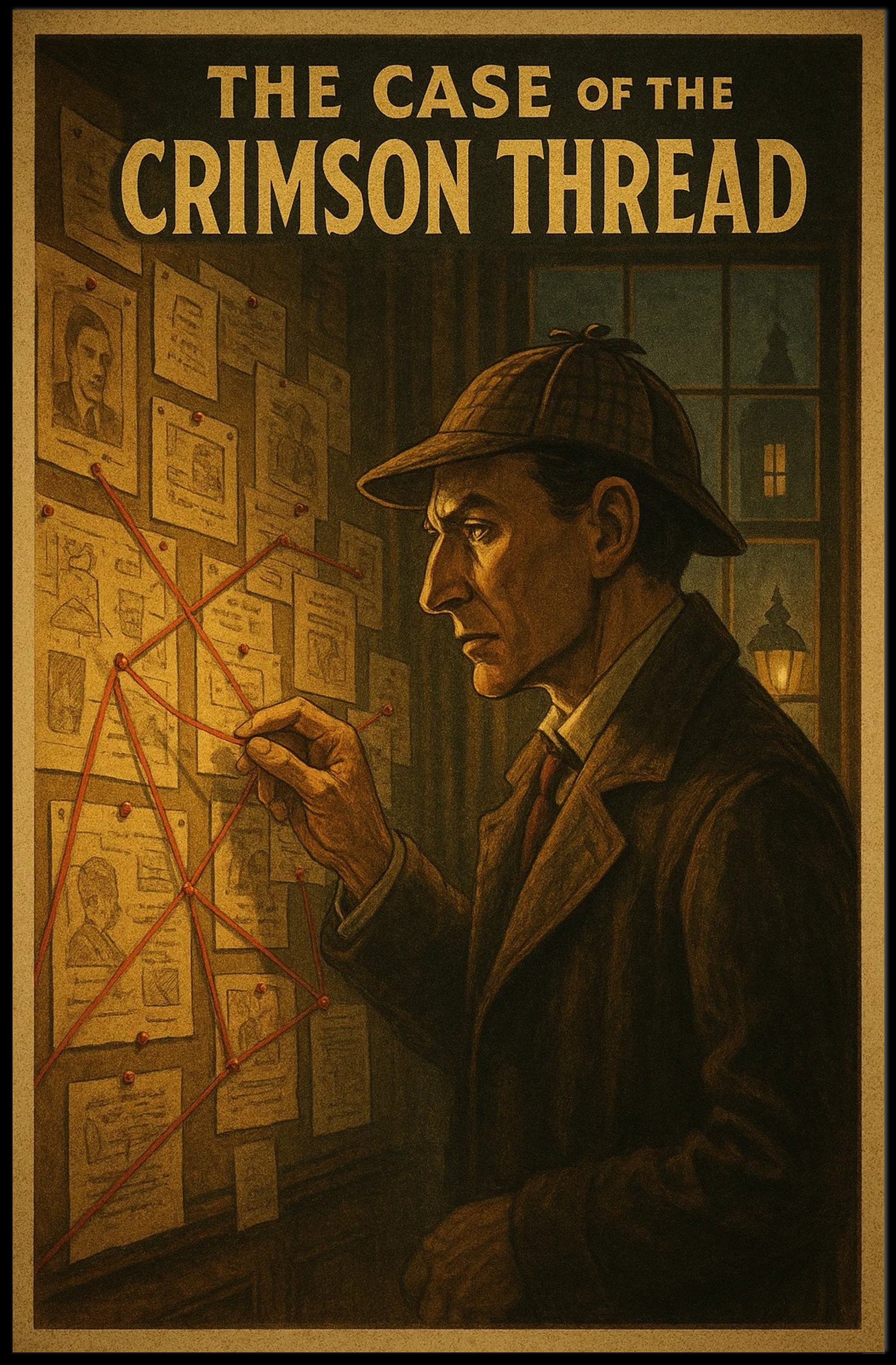 Victorian Detective Mystery Art Print Poster PosterGoat