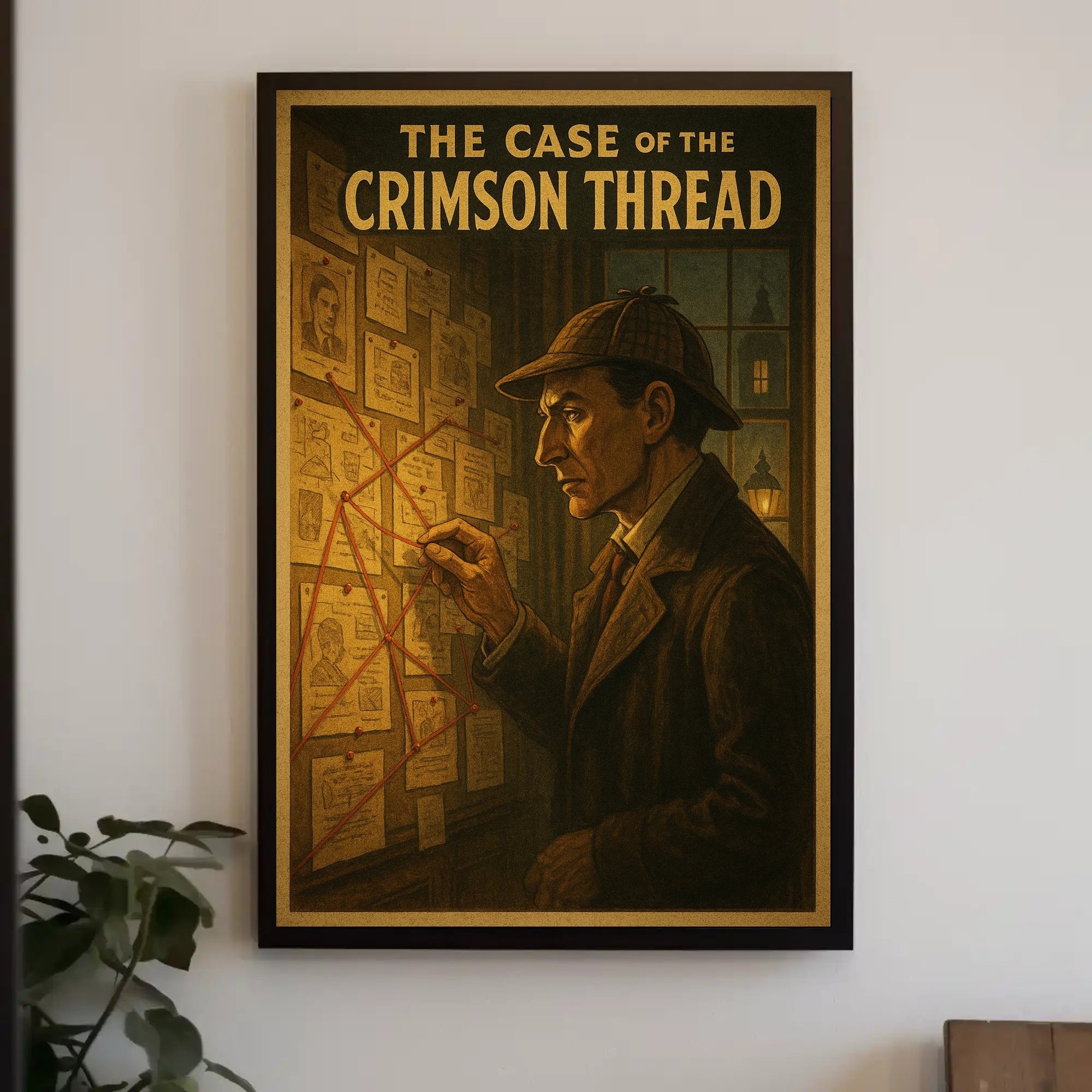Victorian Detective Mystery Art Print Poster PosterGoat