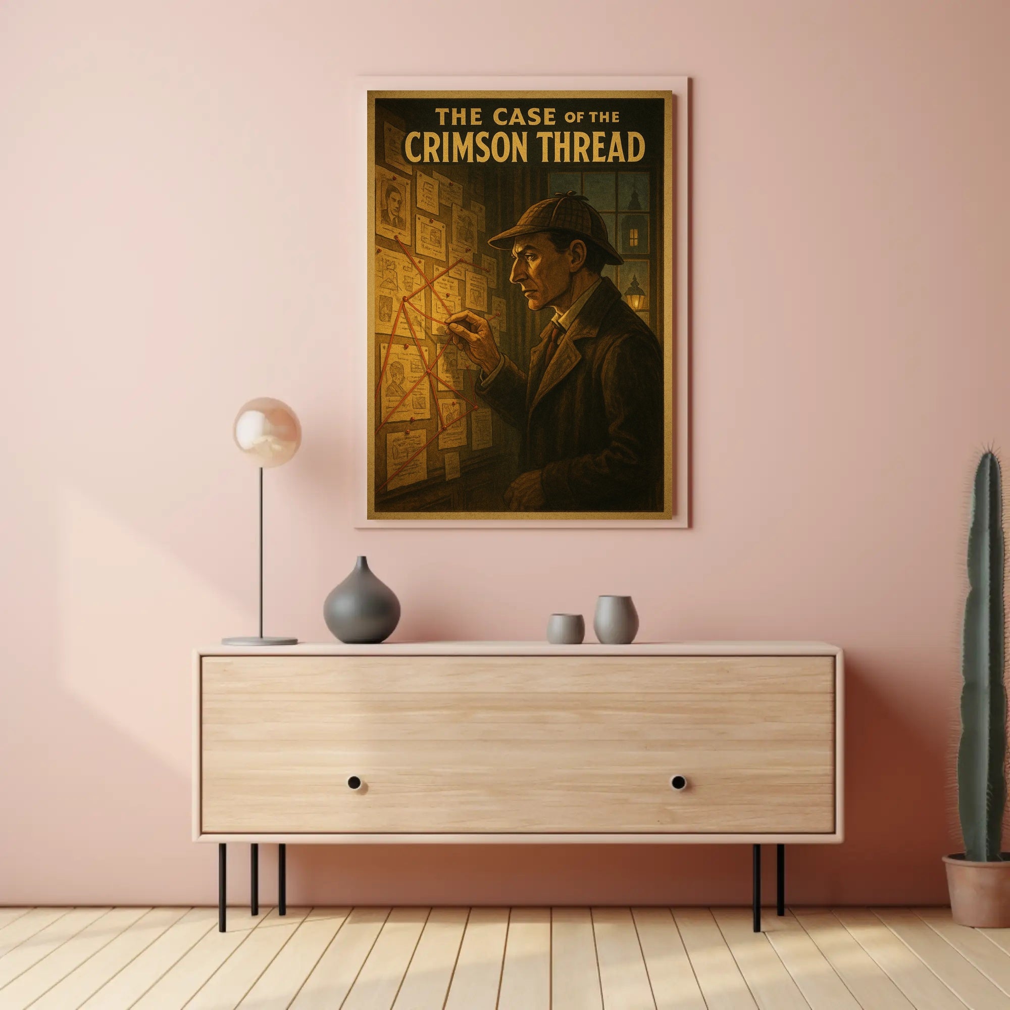 Victorian Detective Mystery Art Print Poster PosterGoat