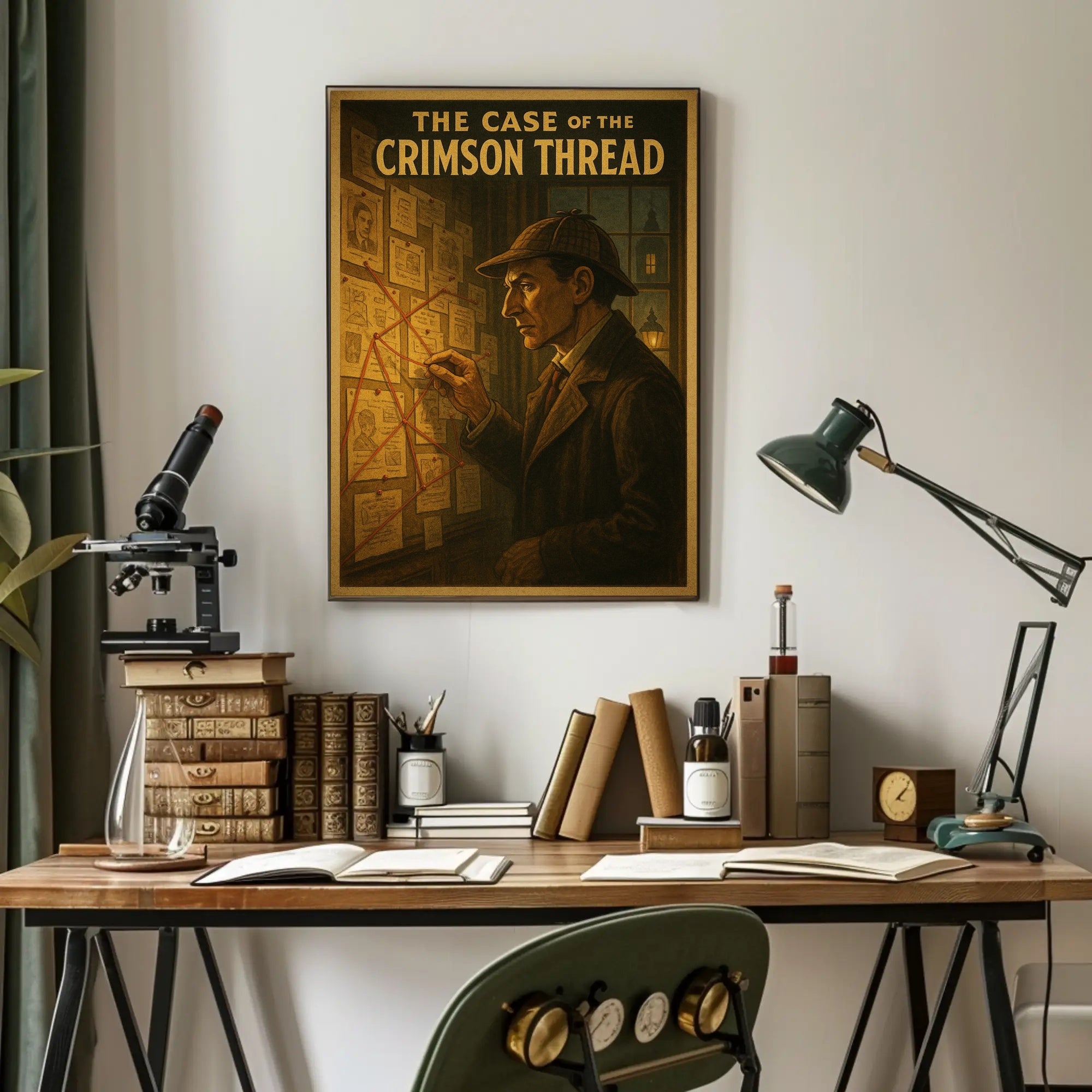 Victorian Detective Mystery Art Print Poster PosterGoat