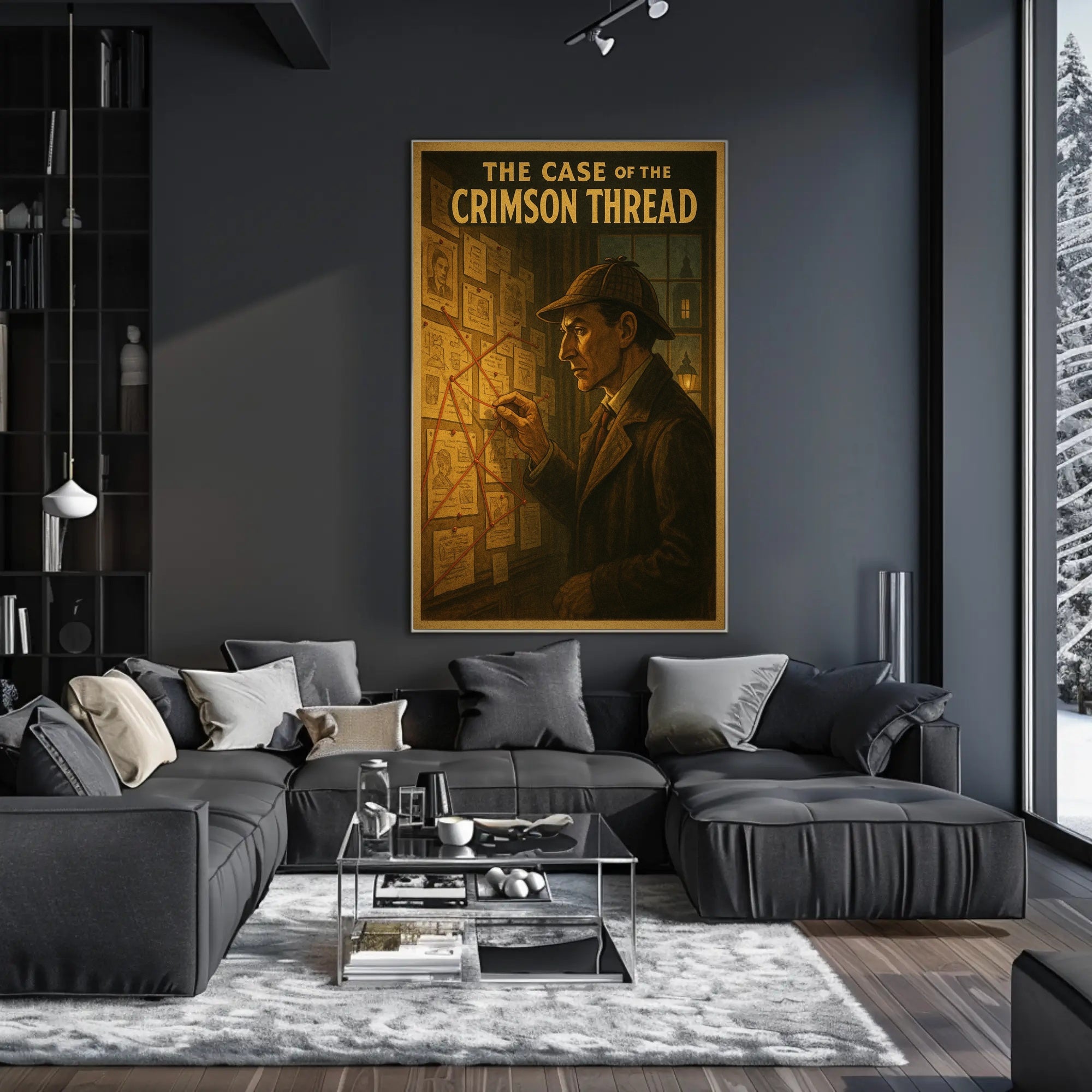 Victorian Detective Mystery Art Print Poster PosterGoat