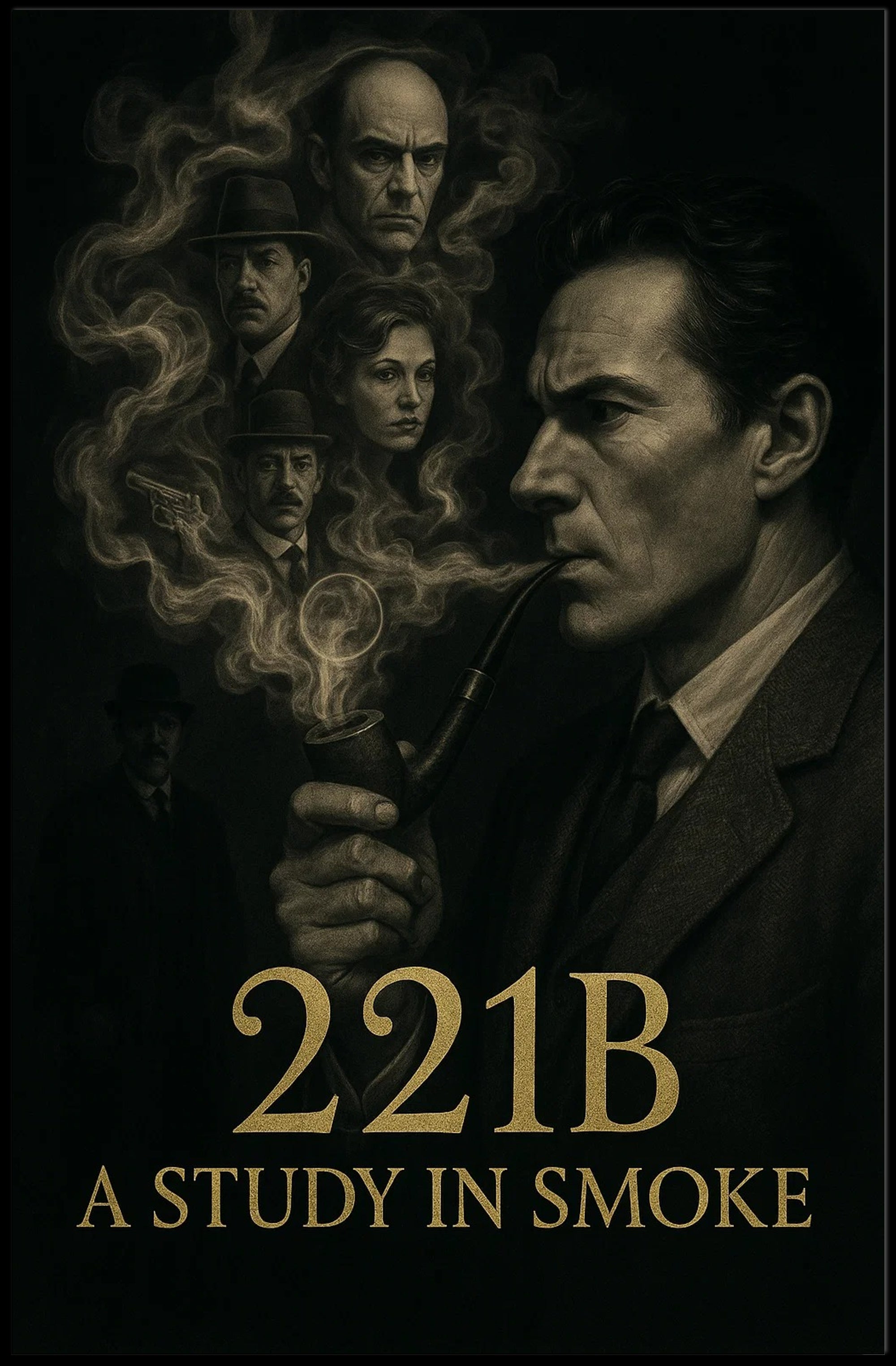 Victorian Detective Mystery Artistic Poster PosterGoat
