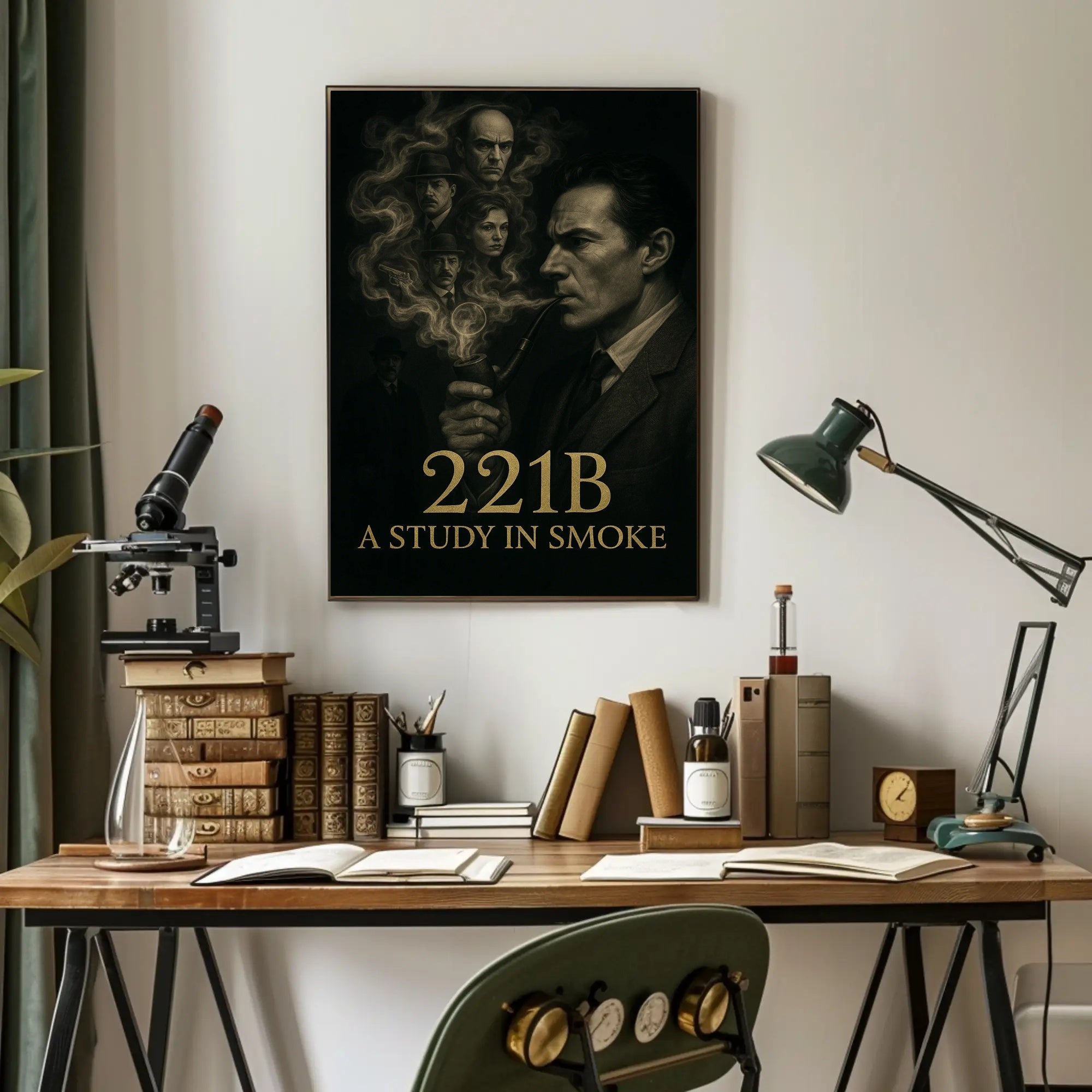 Victorian Detective Mystery Artistic Poster PosterGoat