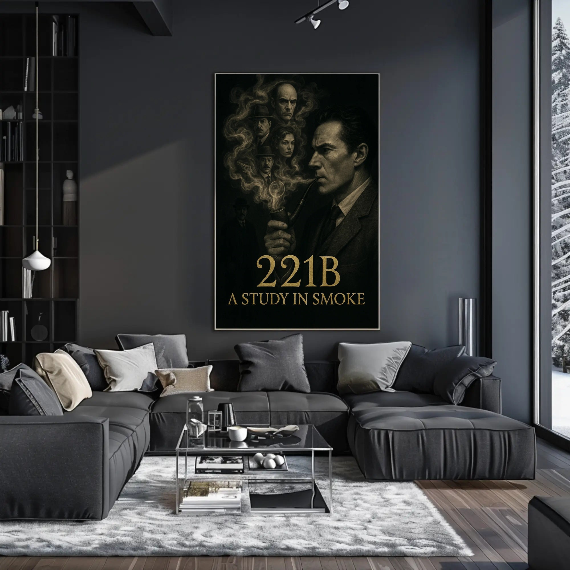 Victorian Detective Mystery Artistic Poster PosterGoat