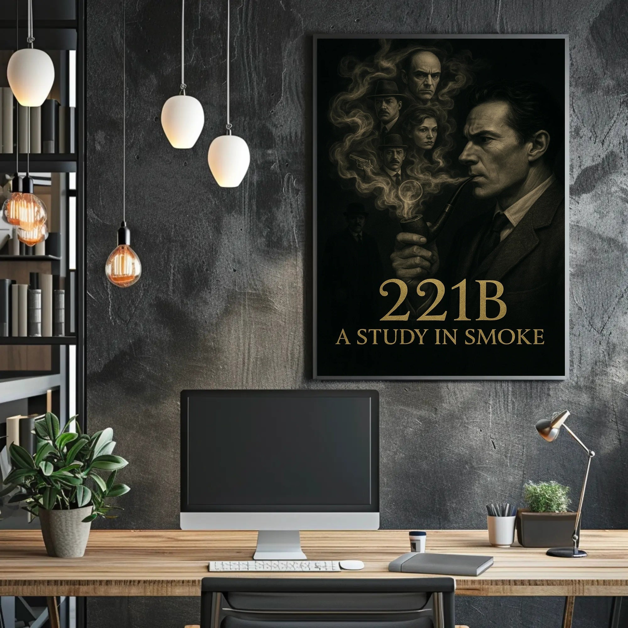 Victorian Detective Mystery Artistic Poster PosterGoat