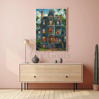 Victorian Elegance Illustrated Cultural Heritage Poster PosterGoat