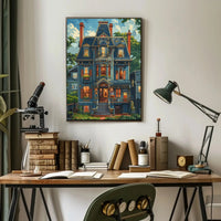 Victorian Elegance Illustrated Cultural Heritage Poster PosterGoat