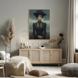 Timeless sophistication shines in the Victorian Elegance in Monochrome Heritage Poster, perfect for elegant decor.