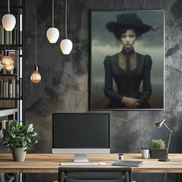 Victorian Elegance in Monochrome Heritage Poster enhances your space with timeless sophistication and intricate design.